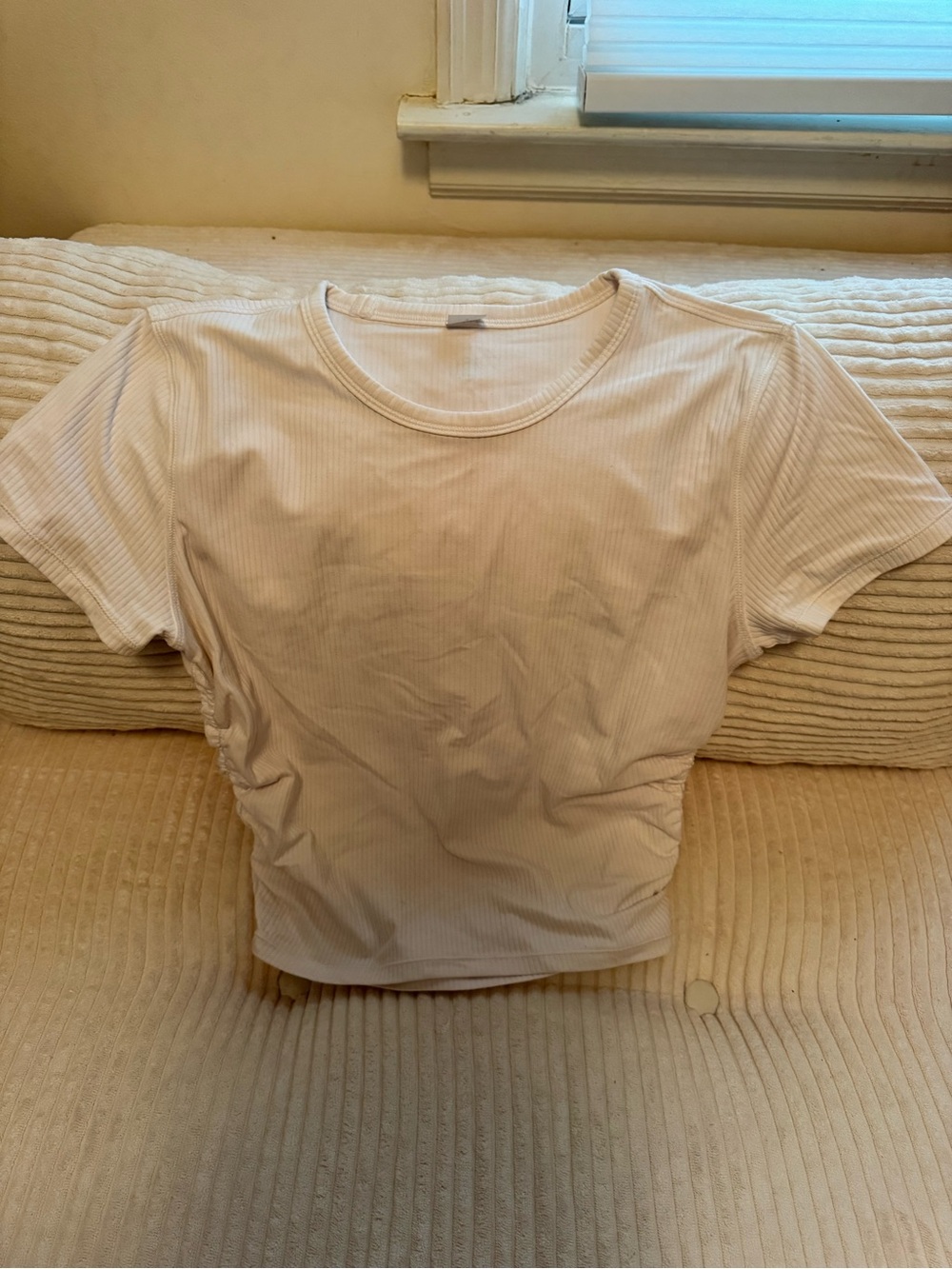 Lululemon Ribbed Short Sleeve Tee - Light Pink